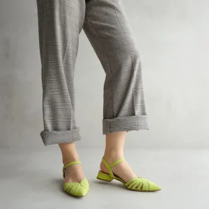 Hot Ballerina Lime a Punta Ballerine