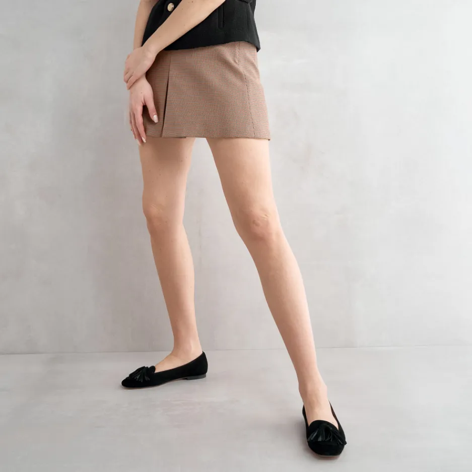 ballerina_nera_con_nappin_0.webp Clearance Ballerina Nera con Nappine Ballerine