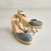 Online Campesina Lace Up Espadrillas