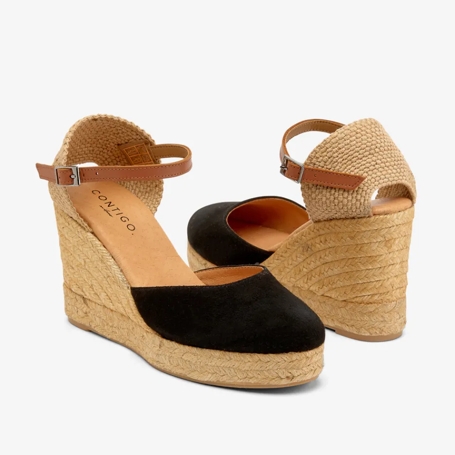 campesina_nera_sette_cord_0.webp Discount Campesina Nera Sette Corde Espadrillas