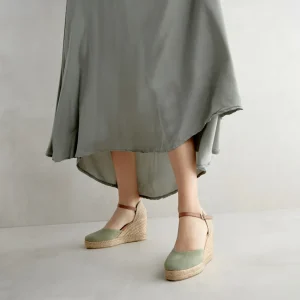Sale Campesina Salvia con Cinturino Espadrillas