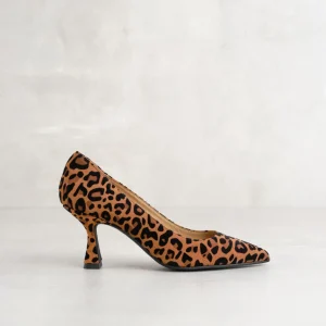 Outlet Décolleté Leopardo Tacco Cubano Décolleté