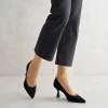 Sale Décolleté Nera Tacco Cubano Décolleté
