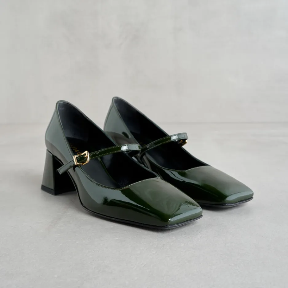 mary_jane_verde_punta_qua_0.webp Outlet Mary Jane Punta Quadrata Décolleté