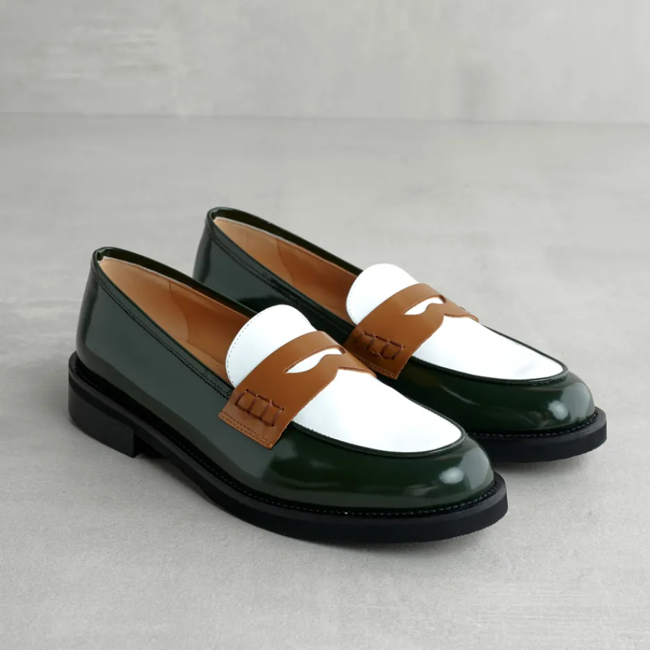 mocassino_combo_verde_0.webp Clearance Mocassino Combo Mocassini