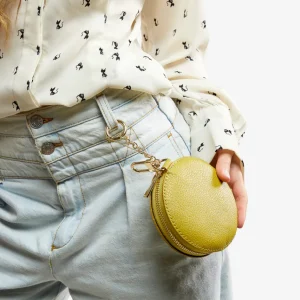 Sale Portamonete in Pelle Lime Accessori