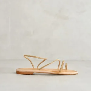 Hot Sandalo Catena Gold Sandali Flat