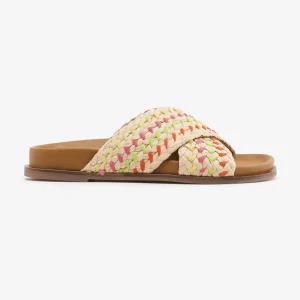 Sale Sandalo in Rafia Sandali Flat