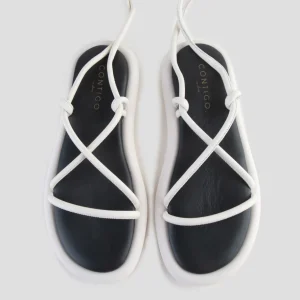 Sale Sandalo Lace Up Sandali Flat