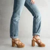 Outlet Sandalo Plateau Sandali Con Tacco