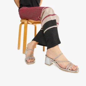 Fashion Sandalo Strass Sandali Con Tacco