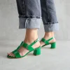 Outlet Sandalo in Vernice Sandali Con Tacco