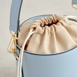 Sale Secchiello in Saffiano Cielo Borse