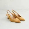 Outlet Slingback Camoscio Décolleté