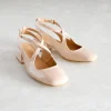 Hot Slingback Cipria Décolleté