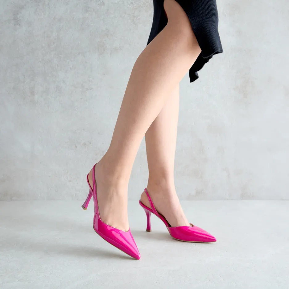 slingback_fuxia_in_vernic_0.webp Outlet Slingback in Vernice Décolleté