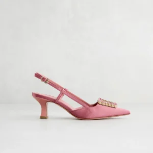 New Slingback in Raso Décolleté