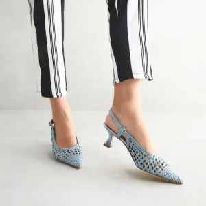 Online Slingback Intreccio Décolleté