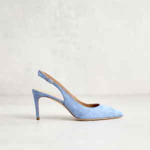 Outlet Slingback Jeans a Punta Décolleté