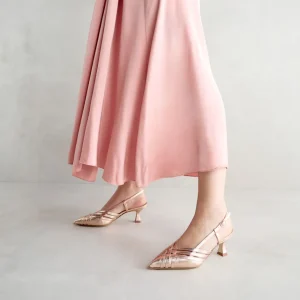Online Slingback Laminata Décolleté