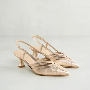 Online Slingback Laminata Décolleté
