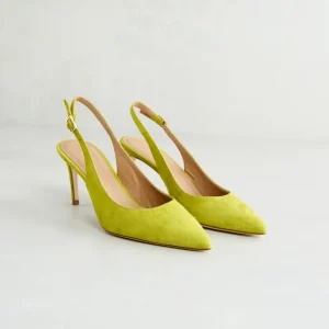 Online Slingback Lime Décolleté