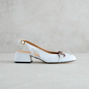 New Slingback Quadra Bianca Décolleté