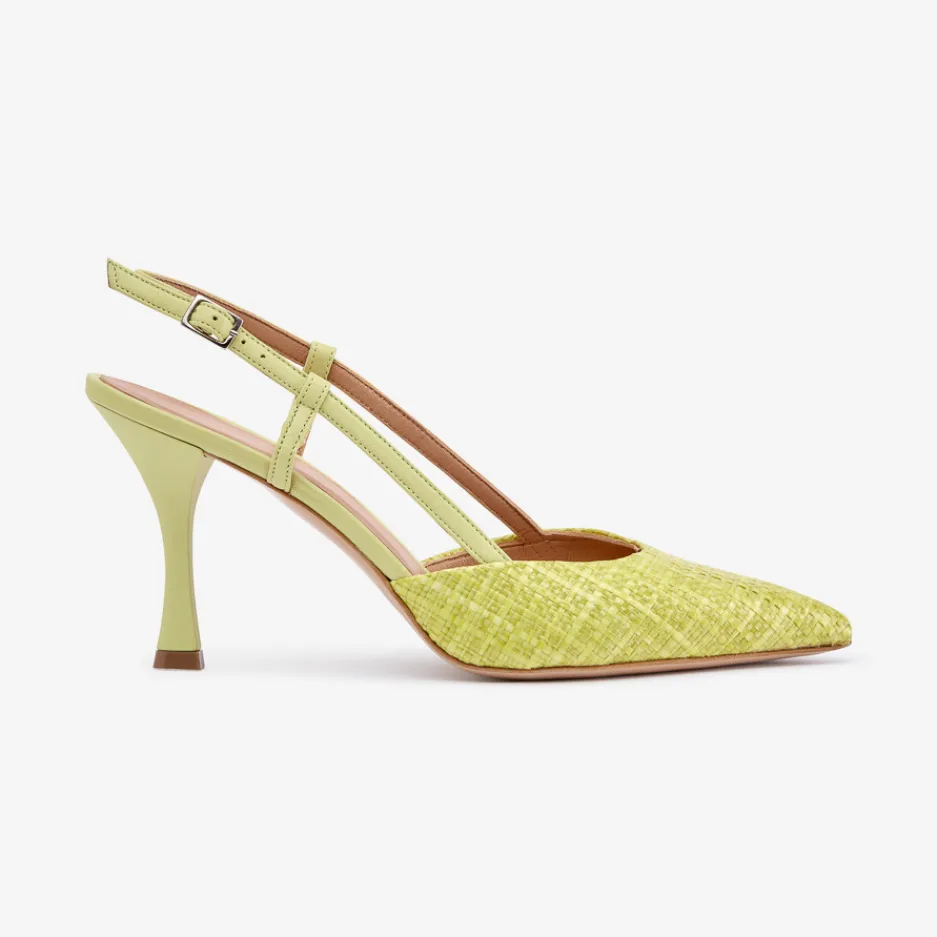 slingback_rafia_verde_aci_1.webp Best Slingback Rafia Acido Décolleté