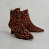 Fashion Stivaletti Leopardati Stivaletti Con Tacco
