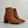 New Stivaletto in Camoscio Stivaletti Con Tacco