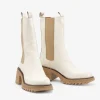 Outlet Stivaletto in Naplak Stivaletti Con Tacco