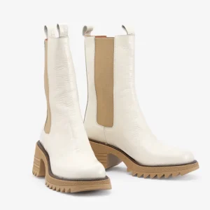 Outlet Stivaletto in Naplak Stivaletti Con Tacco
