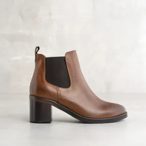 Fashion Stivaletto Tacco Cuoio Stivaletti Con Tacco