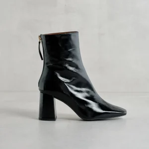 Sale Stivaletto Verniciato Stivaletti Con Tacco