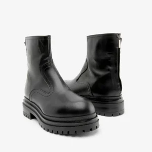 Hot Stivaletto Zip Posteriore Stivaletti Flat