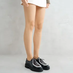 Fashion Stringata Nera Stringate