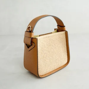 Discount V-Bag Rafia Chiaro Borse